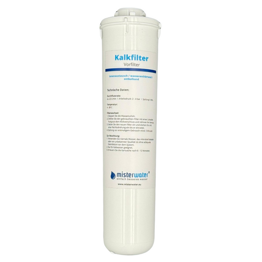 Kalkvorfilter für misterwater Wasserfilteranlagen