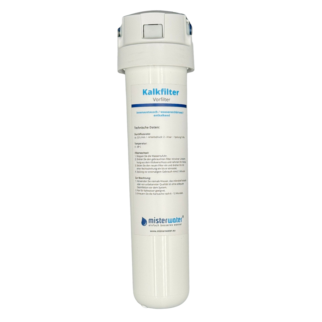 Kalkvorfilter mit Kopf für Futura