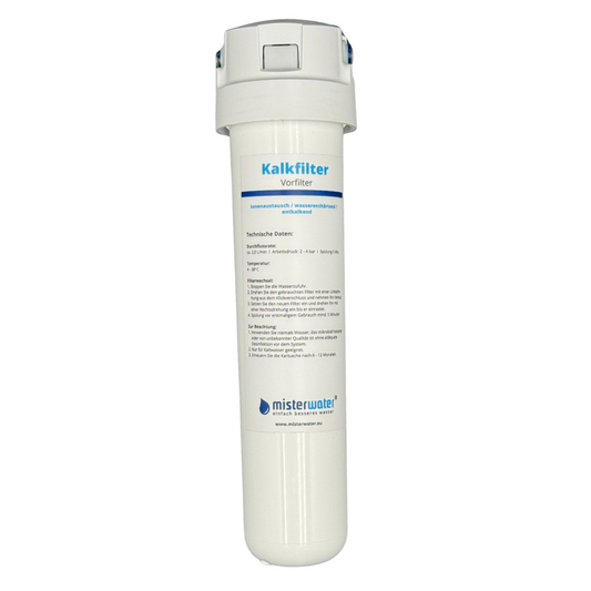Kalkvorfilter mit Kopf für Futura