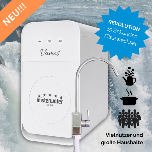 Wasserfilteranlage Vamos inkl. TDS-Wasserhahn