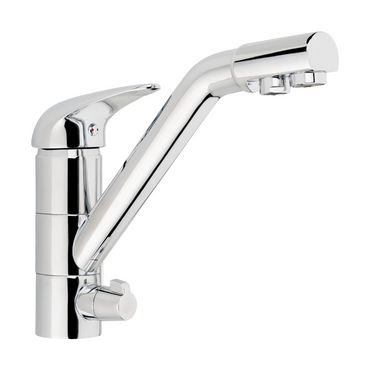 3-Wege-Hahn Cosmo schwenkbar, nach rechts ausgerichtet