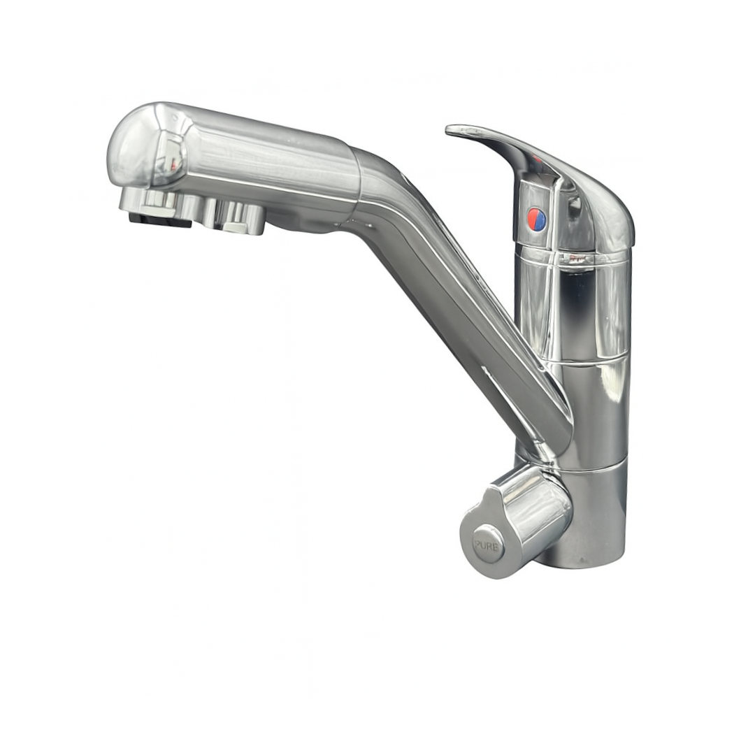 3-Wege-Hahn Sina schwenkbar, Niederdruck-Wasserhahn, andere Ansicht