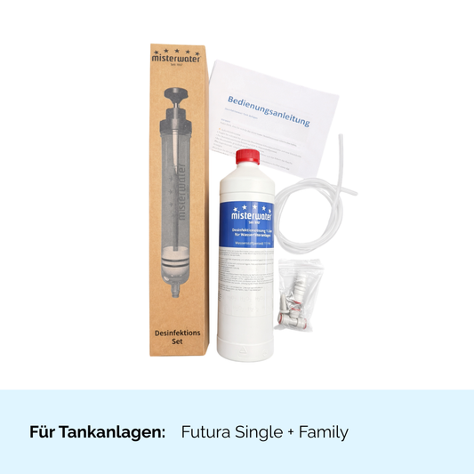 Desinfektionsset für Tank-Anlagen mit 11,9% Wasserstoffperoxid