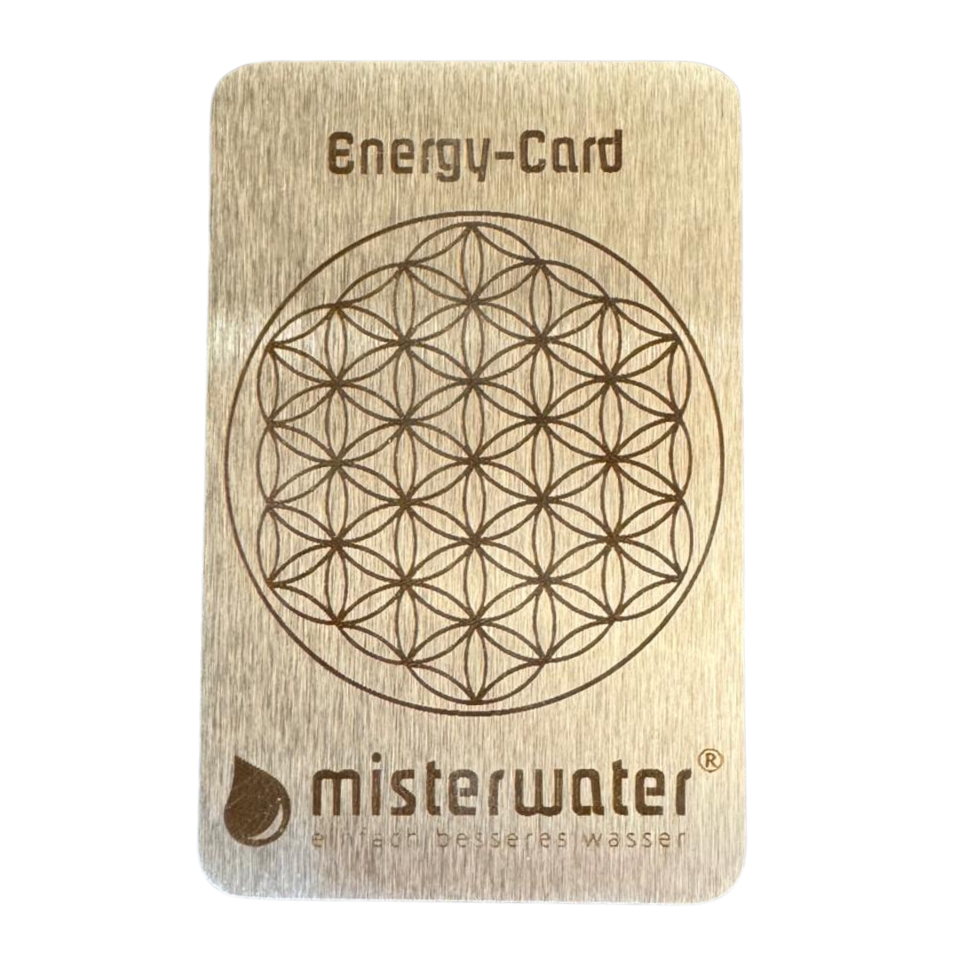 Energy Card mit der Blume des Lebens