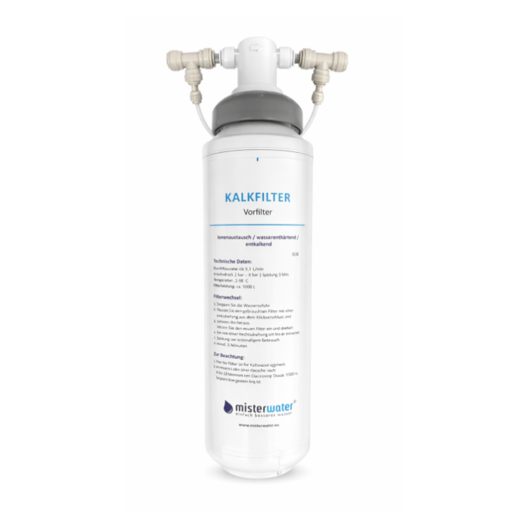 Kalkvorfilter 3/8" mit Bypass