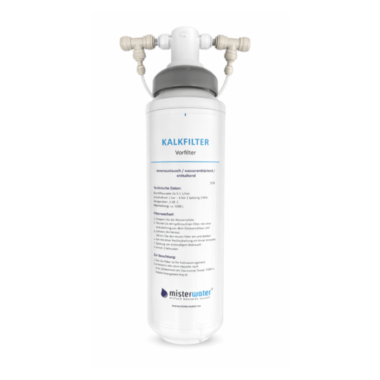 Kalkvorfilter 3/8" mit Bypass