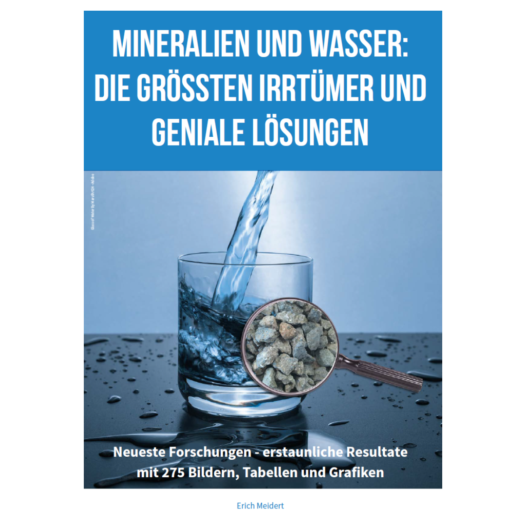 Buch zum Thema Mineralien und Wasser von Erich Meidert