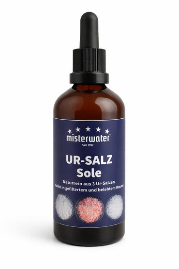 Ur-Salz Sole – Naturreine Sole aus drei ursprünglichen Salzen