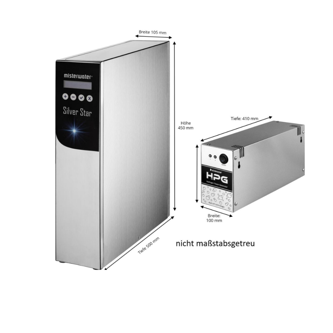 Paketpreis: Silver Star x Hydrogen Power Generator (Wasserstoff)